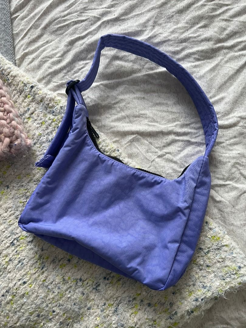 Baggu Mini Nylon Shoulder Bag (Bluebell), Women's Fashion, Bags ...
