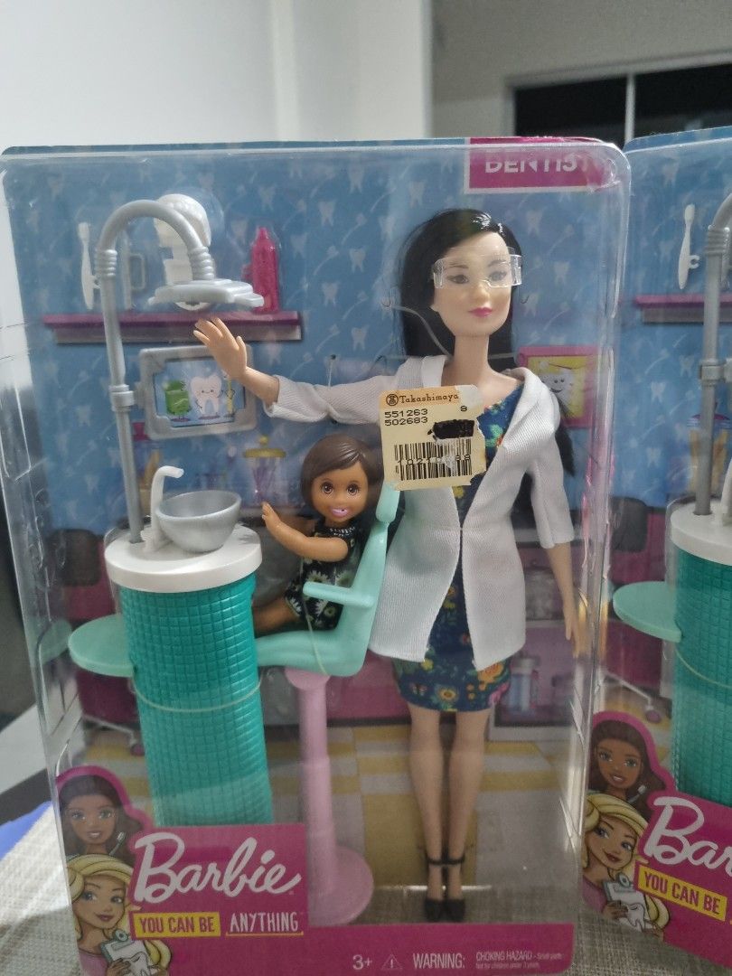Barbie dentist black hair 2025