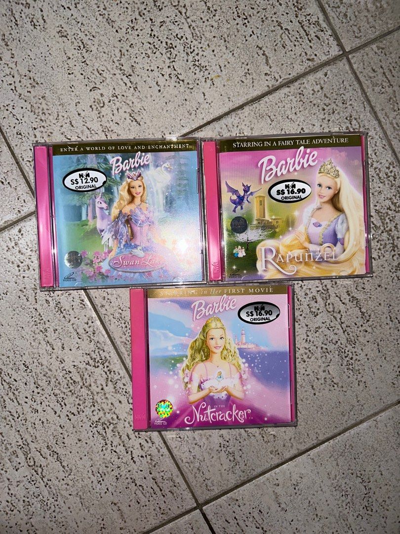 Barbie movies (DVDs), Hobbies & Toys, Music & Media, CDs & DVDs on