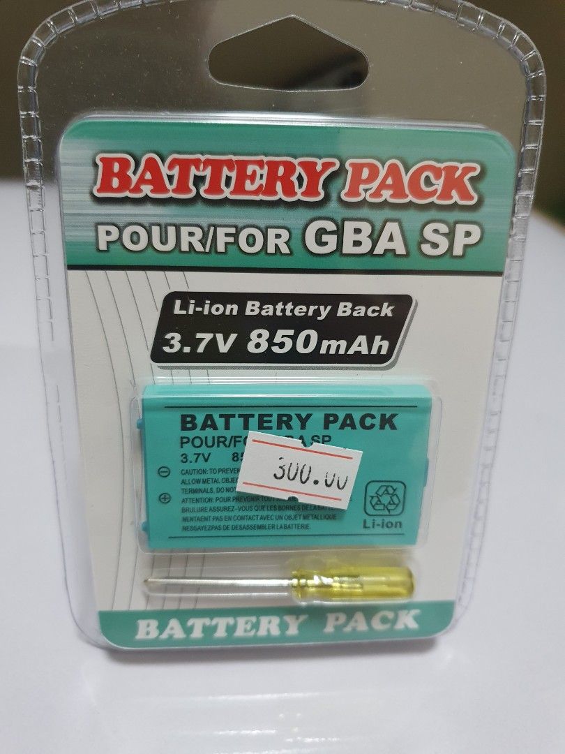 Battery Pack For Gameboy Advance SP (Nintendo Gameboy) (Category: Nintendo) located in Quezon City. Submitted by itemsforadoption (Listing ID 1237313119, Image 2). Description: Rfs: Its 2023! Happy New Year! Hoping you have a good year ahead of you! If you have questions feel free to send a message. Though I'll most likely be able to reply from 10am to 8pm. Please be patient and understanding. Decluttering games and items that I've picked up or f
