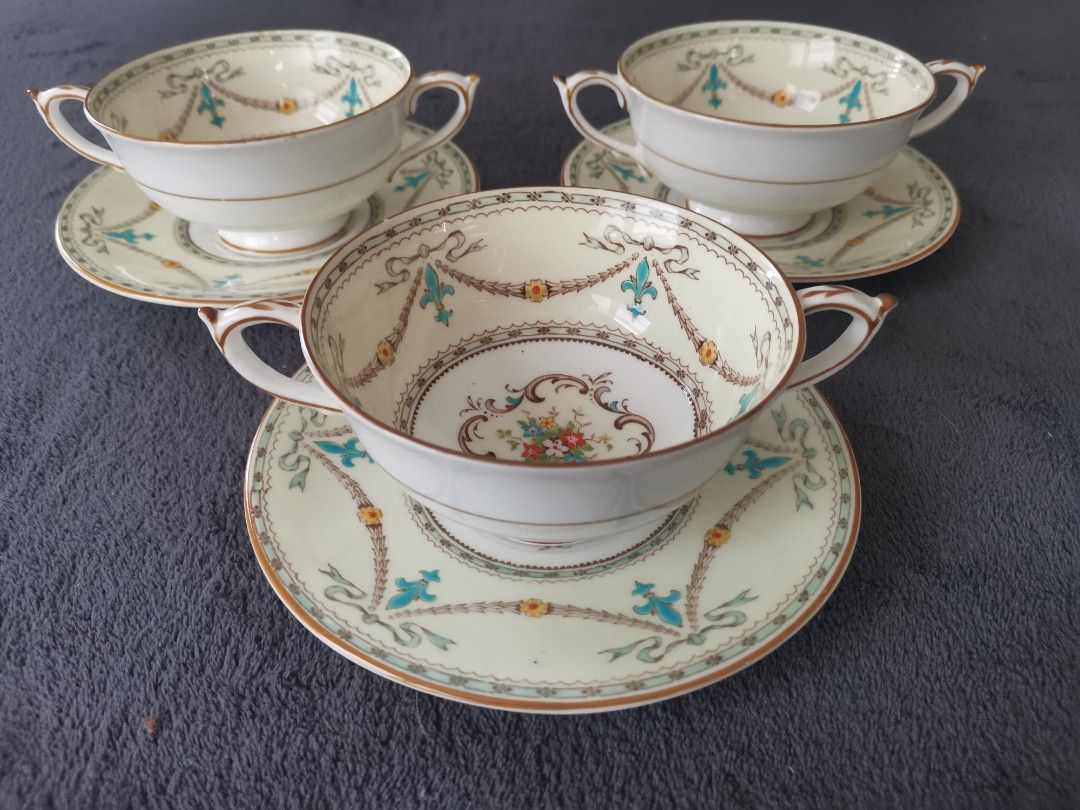 Beaupre soup coup by paragon (Category: Dinnerware & Cutlery) located in Pasig City. Submitted by singledadreseller (Listing ID 1237198532, Image 2). Description: Beupre by paragon Rare /discontinued Soup coup with underplate p1800 per set of soupcoup with undeplate vgc I have 3.