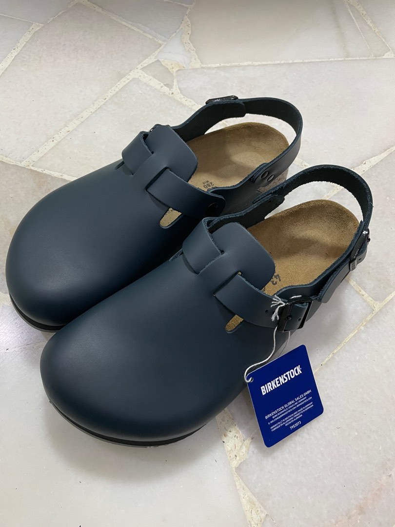 Birkenstock Tokio SL UK 9 Blue Leather Women s Fashion Footwear
