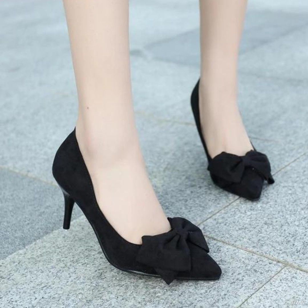 Bisa Cod TF High Heels Wanita Pita 5 cm 36 40 Fesyen Wanita