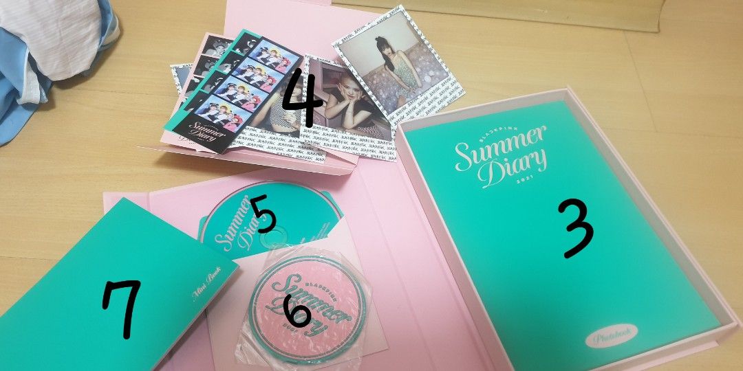 BlackPink Summer Diary 2021 Album, Hobbies & Toys, Memorabilia ...