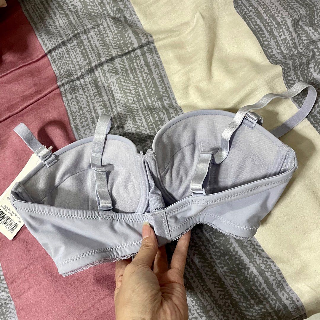 BN) Triumph Padded Wired Push Up Bra in Pastel Baby Blue, Women's Fashion,  New Undergarments & Loungewear on Carousell