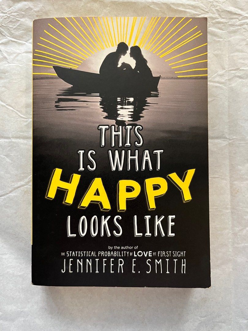 [BOOK] This is What Happy Looks Like (Category: Storybooks) located in Paranaque City. Submitted by margauxm (Listing ID 1237210919, Image 1). Description: “She could only hope that in a place filled with so many wonders, it would have still been possible to appreciate something as remarkable and ordinary as all this.” PLEASE READ FIRST :) ❗️7.5/10 condition! ❗️Evident signs of aging ❗️NO spine cracks ❗️NO ANNOTATIONS OR WRITING ANYWHERE ❗️Genres