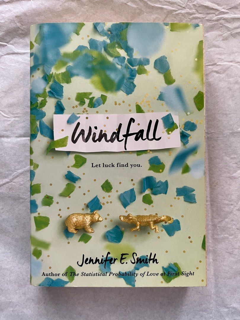 [BOOK] Windfall (Category: Storybooks) located in Paranaque City. Submitted by margauxm (Listing ID 1237215457, Image 1). Description: “We have all sorts of words that could describe us. But we get to choose which ones are most important.” PLEASE READ FIRST :) ❗️9/10 condition! ❗️Minor signs of aging ❗️NO spine cracks ❗️NO ANNOTATIONS OR WRITING ANYWHERE ❗️Genres: YA, Fiction, Contemporary, Romance ❗️Still in very good condition BOUGHT FOR PHP 49