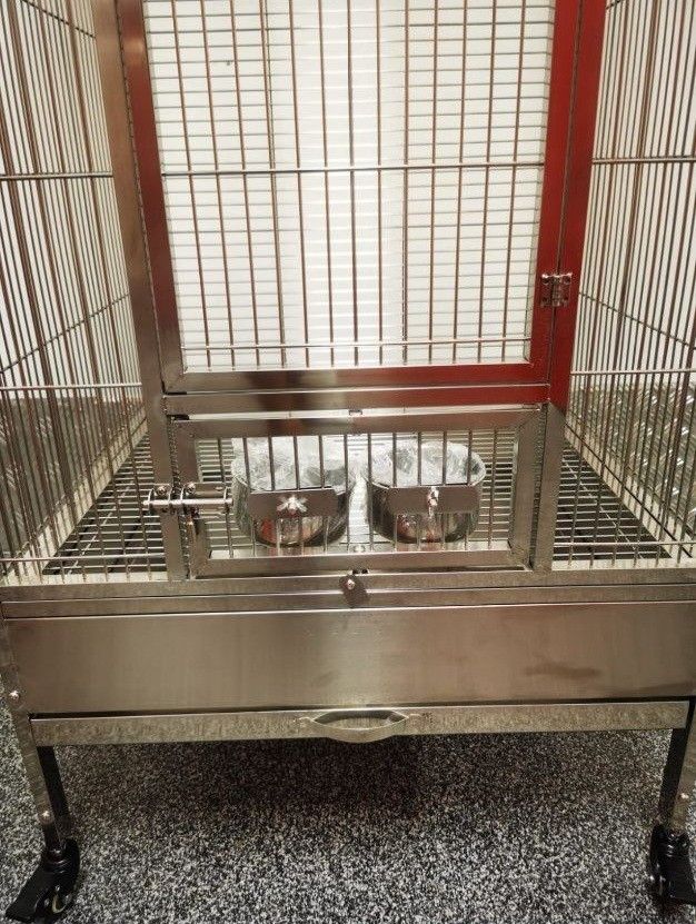 Bird Cage. 304 stainless steel parrot cage. Brand New.Offer $399. C/w ...