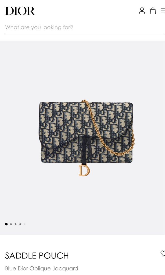 Saddle clutch dior sales oblique