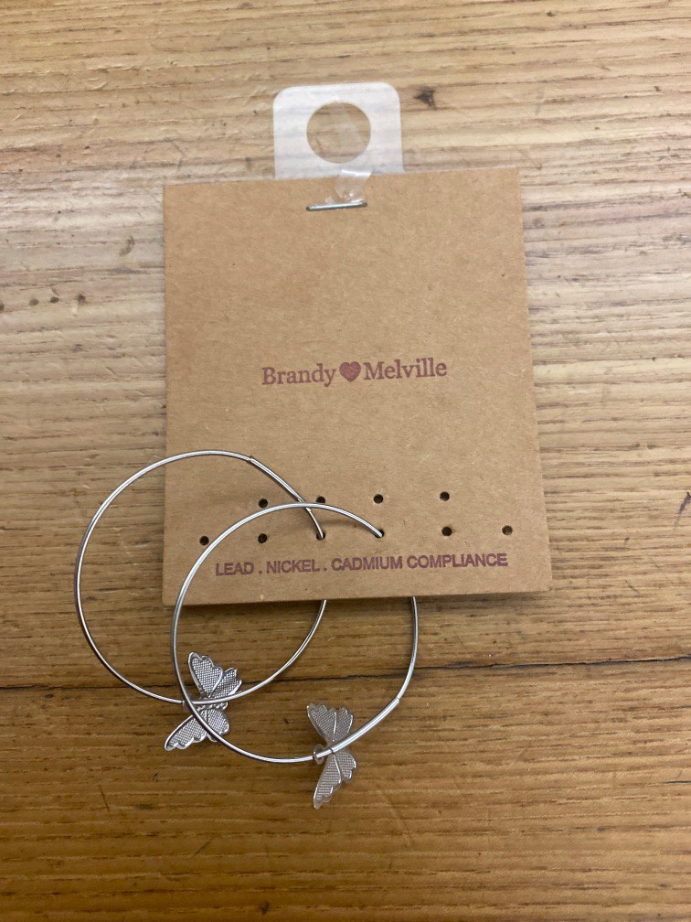 Brandy melville butterfly earrings deals