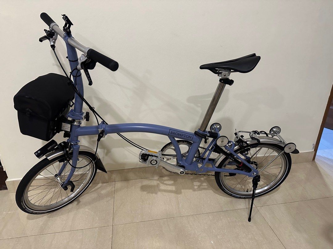Brompton online navy blue