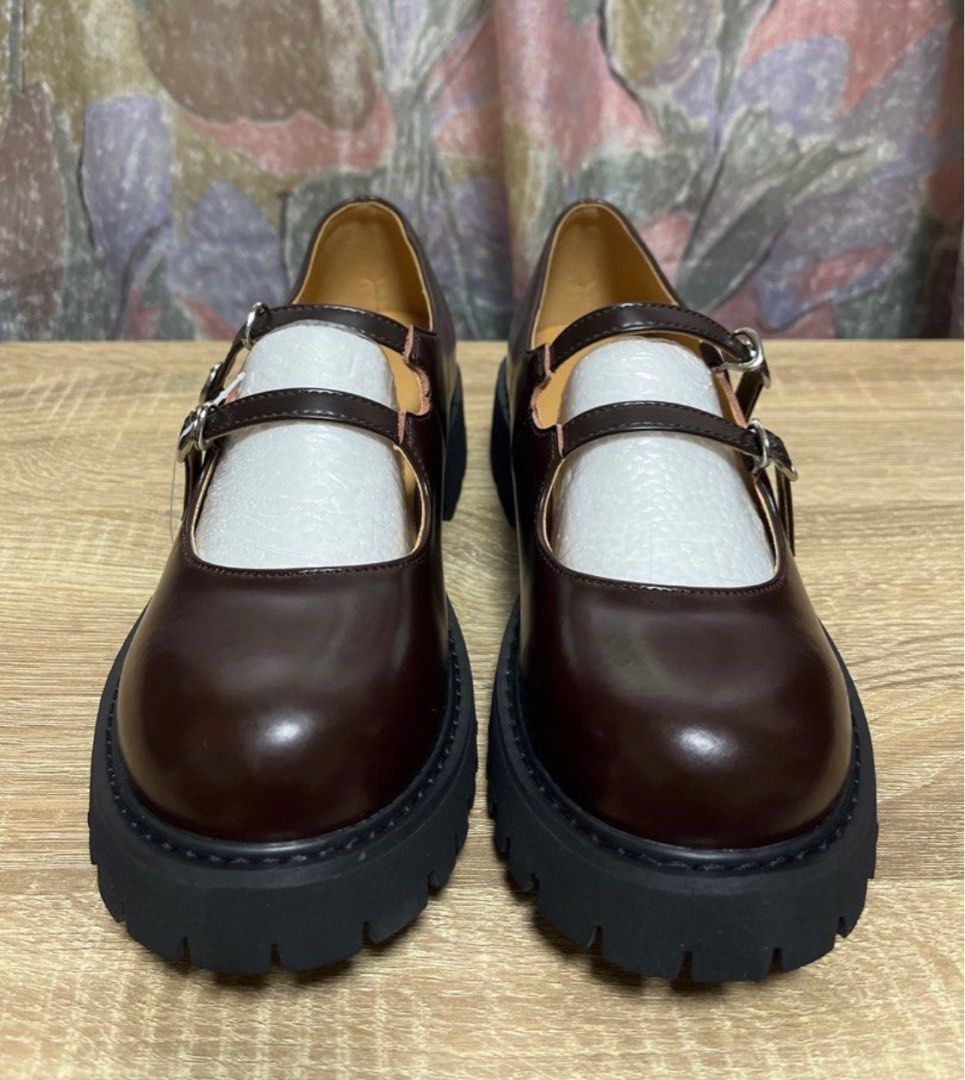 brown mary janes