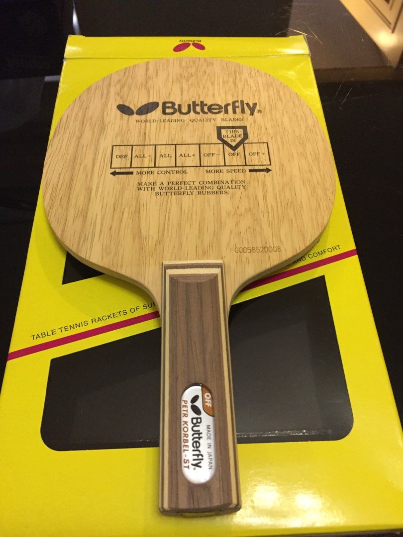 Butterfly Petr Korbel ST, 運動產品, 運動與體育, 運動與體育 - 球拍和球類運動 - Carousell
