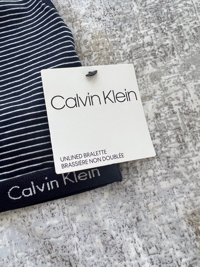 Calvin Klein, Calvin Modern Cotton Unlined Bralette Set, Shoreline