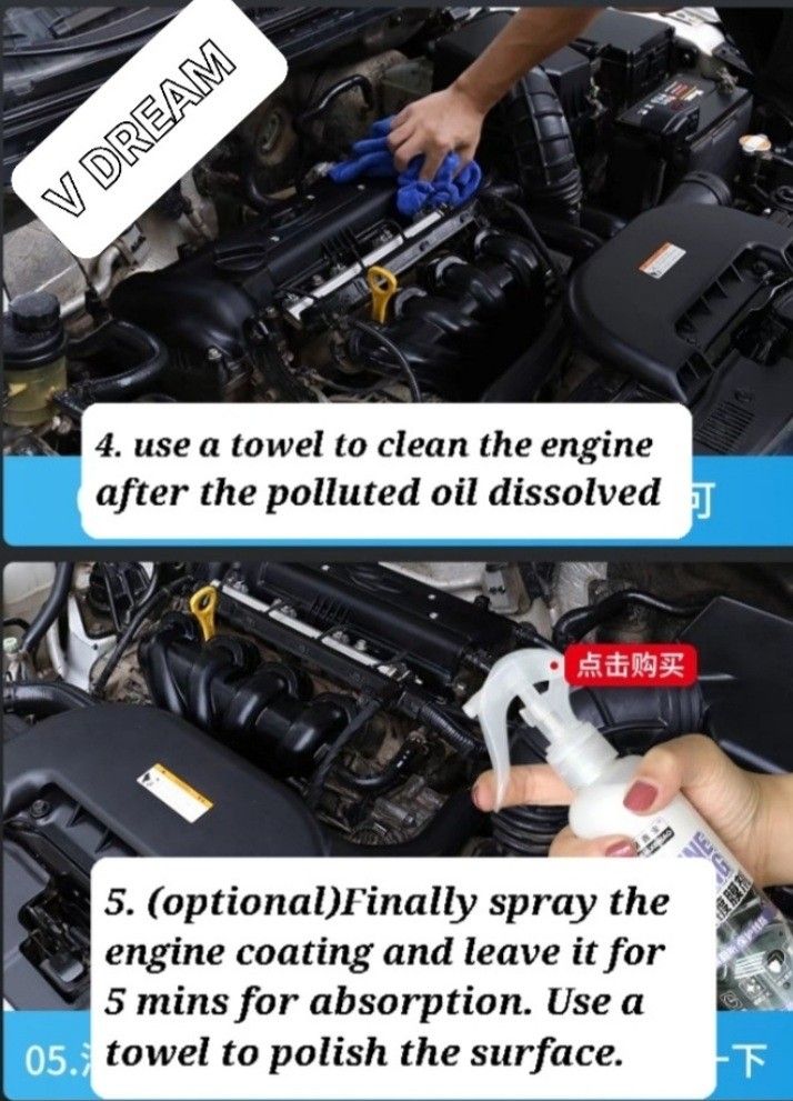 Car engine detergent cleaner motorbike engine detergent 500ml engine