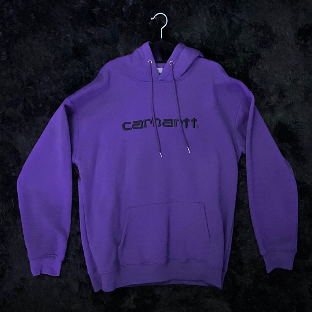 Purple carhartt hoodie online
