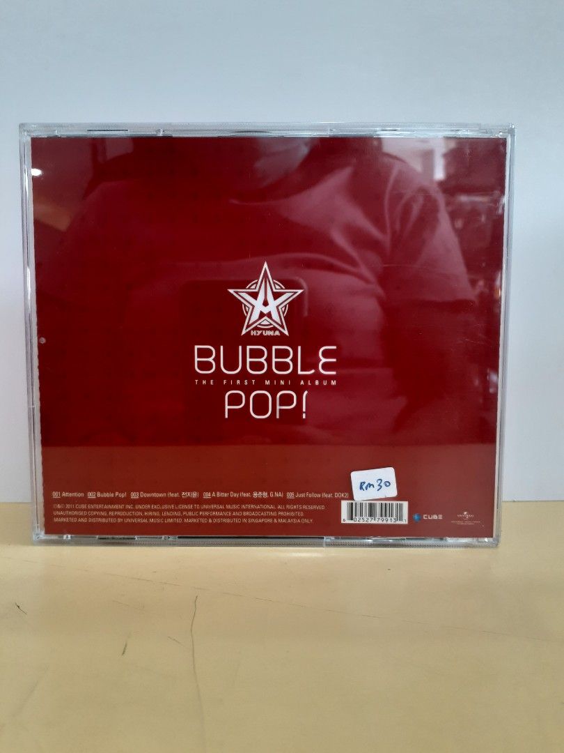 (CD) BUBBLE POP!, Hobbies & Toys, Music & Media, CDs & DVDs on Carousell