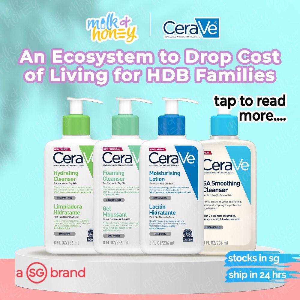 CeraVe CeraVe Skincare Cleanser Gently Restore your Skin Barrier