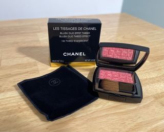 Chanel Tweed Beige Blush Les Tissages De Chanel + Rouge Allure Ink