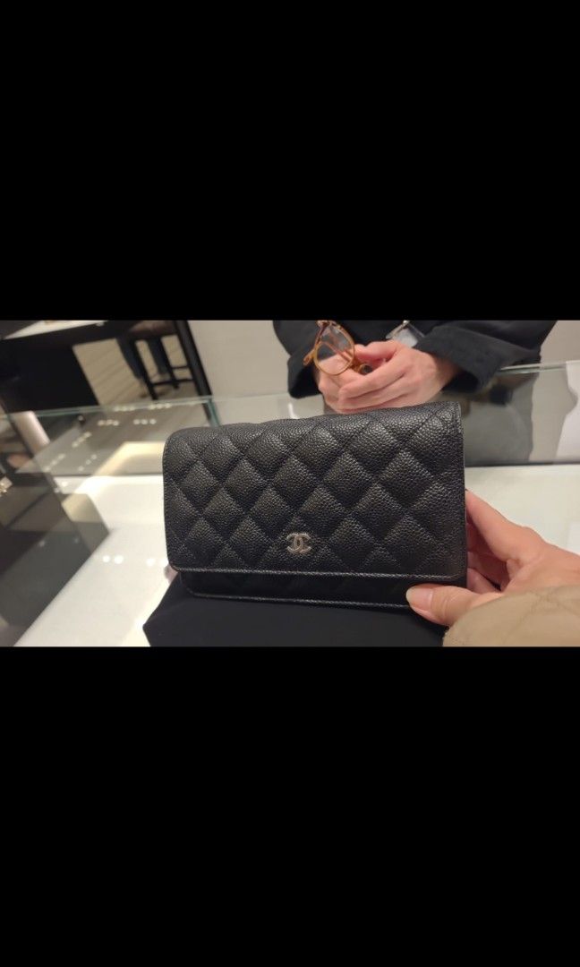 Chanel classic wallet on chain new arrivals gold