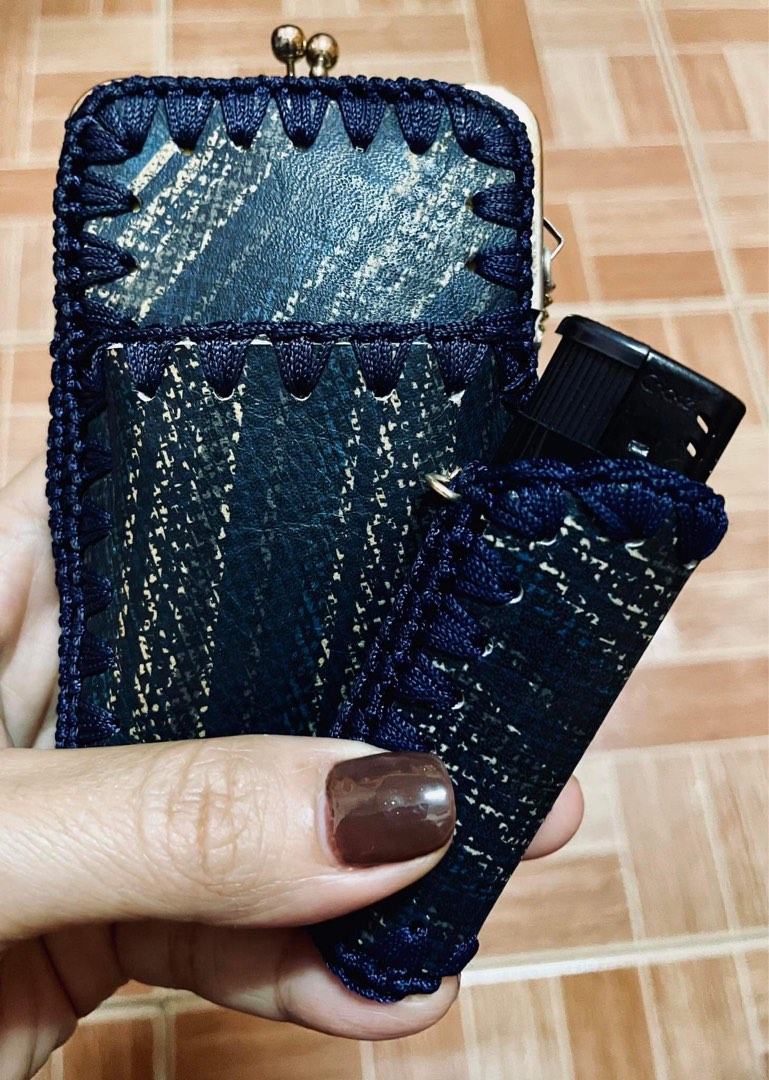 Cigarette Purse with Lighter Holder on Carousell