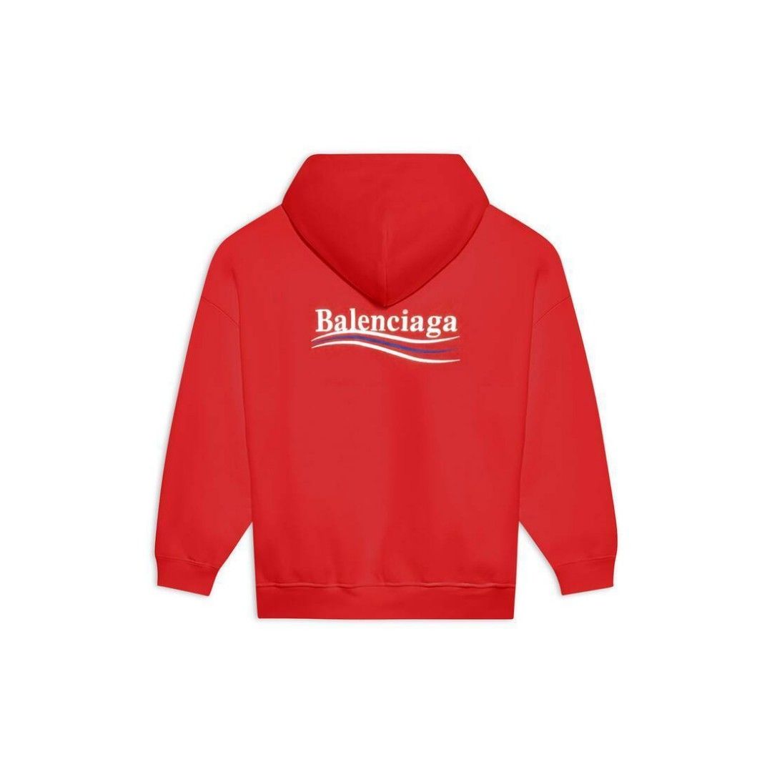 balenciaga red hoodie 2017