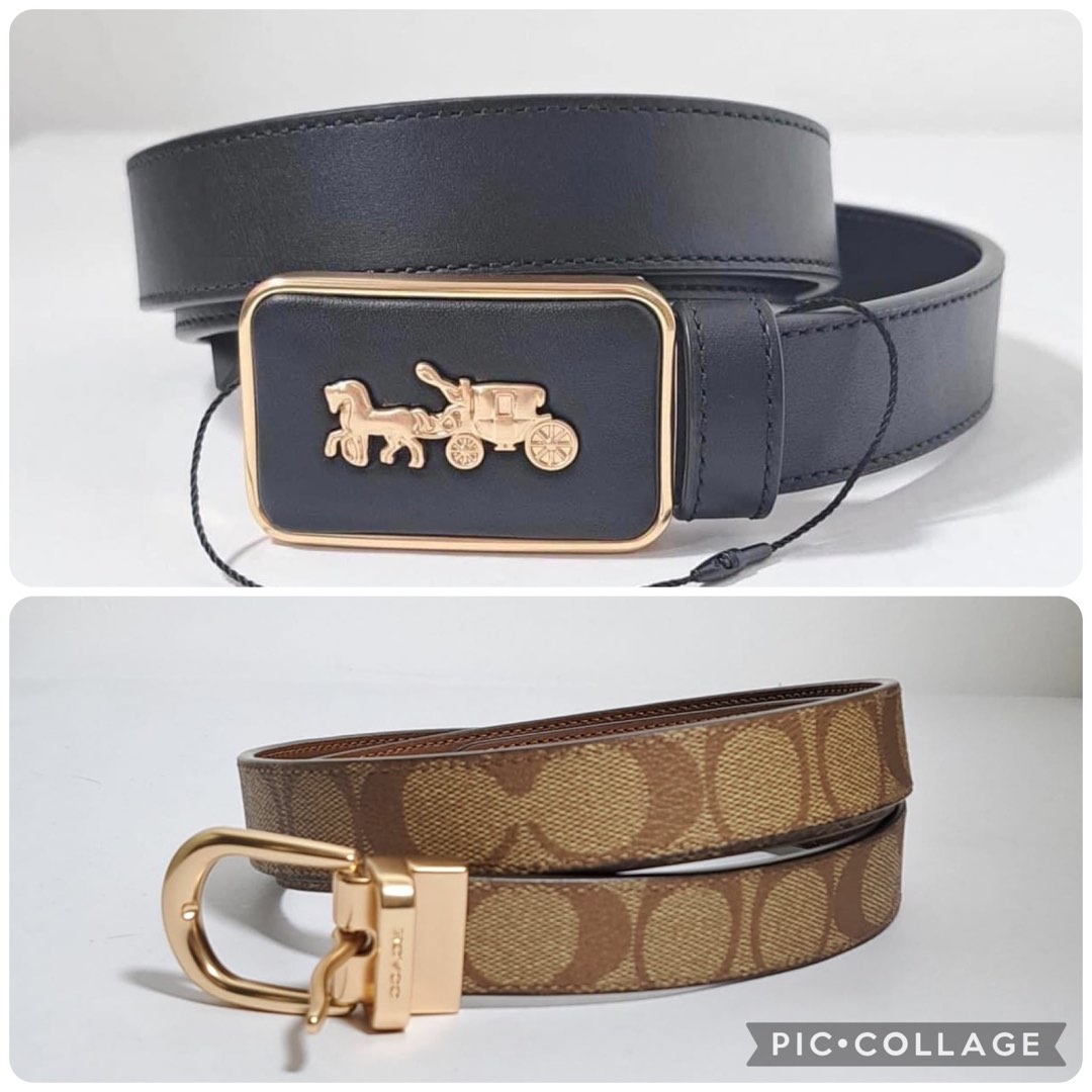 Coach belts women Original, Women's Fashion, Watches & Accessories