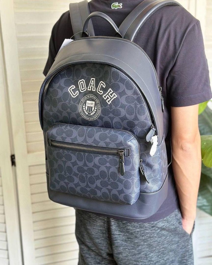 Coach Varsity Backpack #Coach #classic #malaysia #HariRayaHaji #fatherday,  Men's Fashion, Bags, Backpacks on Carousell