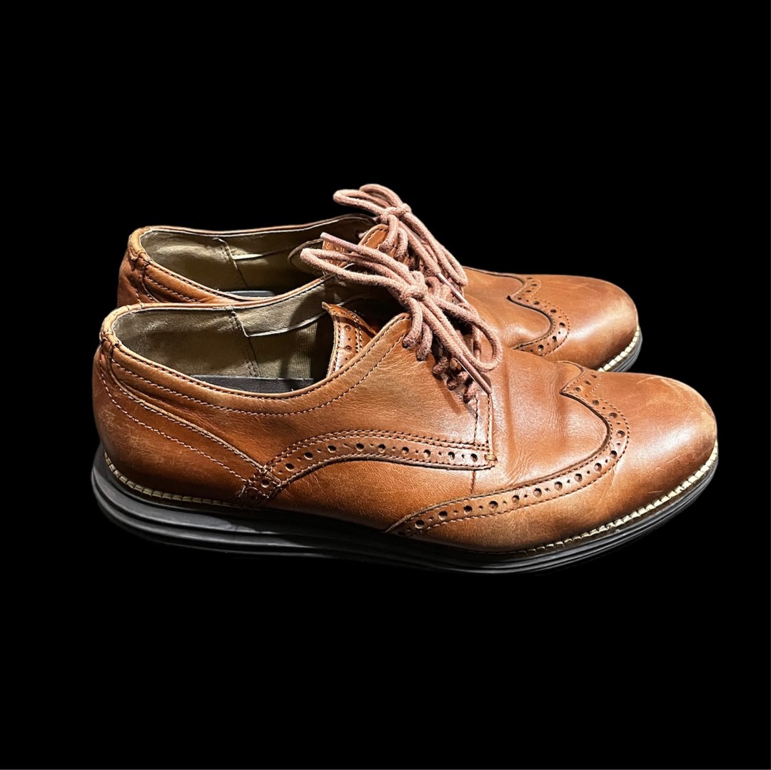 Cole Haan Original Grand wingtip woodbury java, Men's Fashion, Footwear