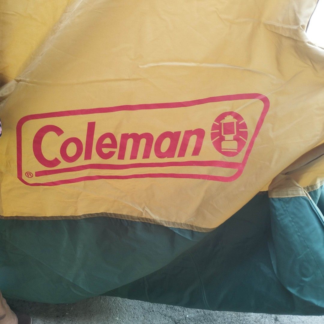 Coleman Camping Tent (Category: Hiking & Camping) located in Caloocan City. Submitted by chonadura91470 (Listing ID 1237246212, Image 1). Description: Coleman Camping Tent 5 to 6 persons...kasya in good condition from Japan container.