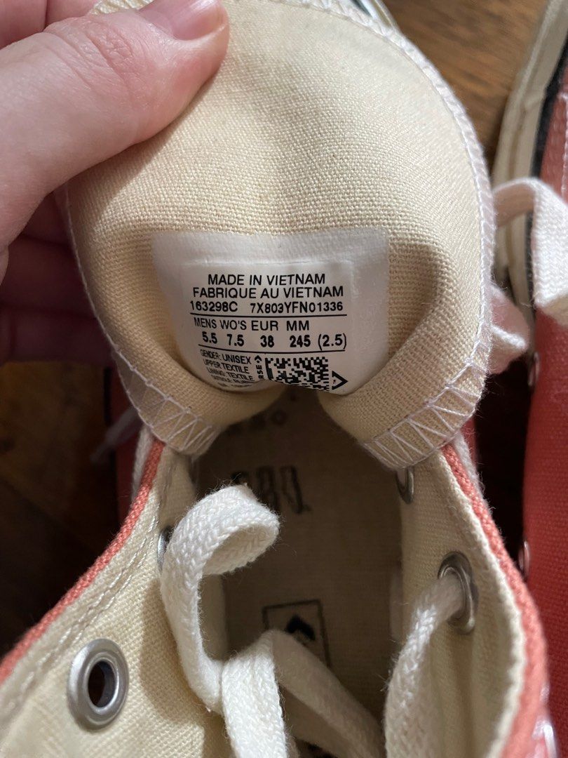 Converse 70s Peach Women s Fashion Footwear Sneakers on Carousell