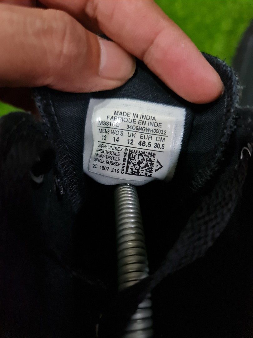 converse triple black