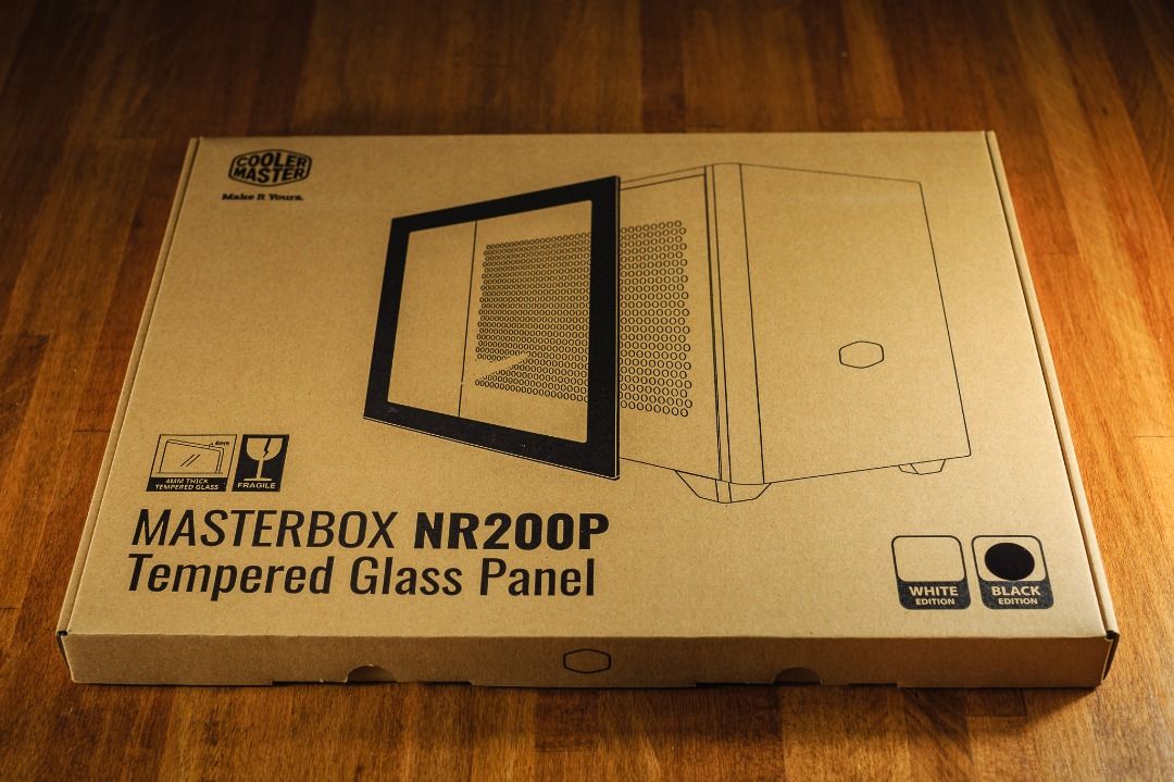 Coolermaster Masterbox NR200P NR200 NR200P MAX tempered glass side