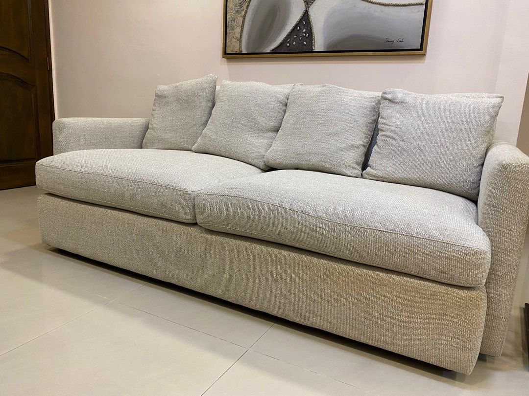 Crate and barrel shop lounge ii chaise