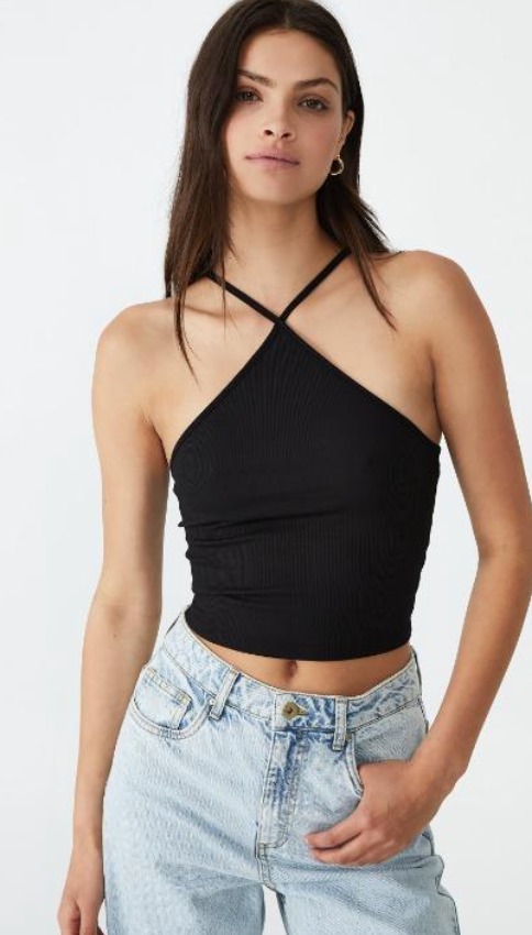 Triangle halter top 2025