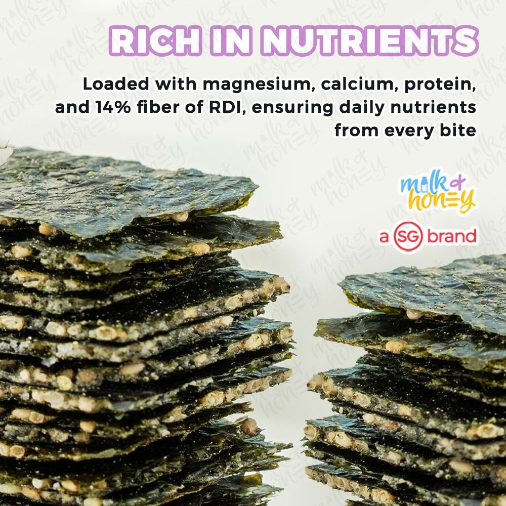 Crunchy Seaweed Almond Snack Healthy, Flavourful and Nutrients Snack