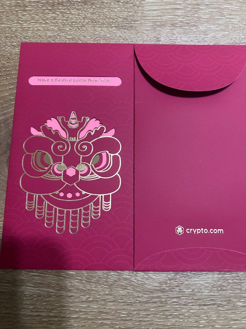 crypto.com ang pows (red packets), Hobbies & Toys, Stationery & Craft,  Other Stationery & Craft on Carousell