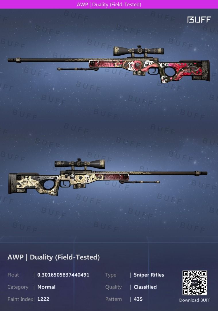 CSGO AWP Duality (FieldTested), Video Gaming, Gaming Accessories, In