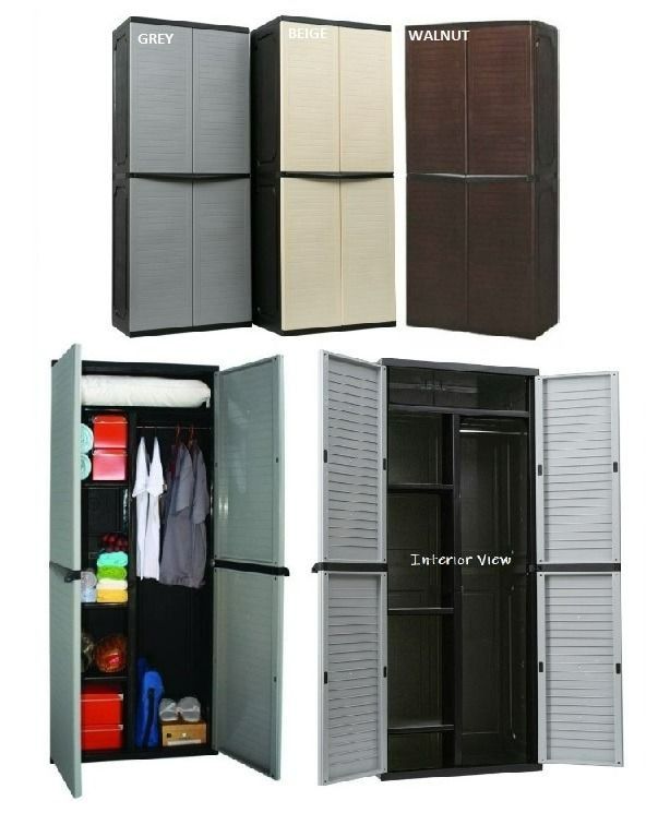 Durable Large Plastic Wardrobe (Available in 3 Design