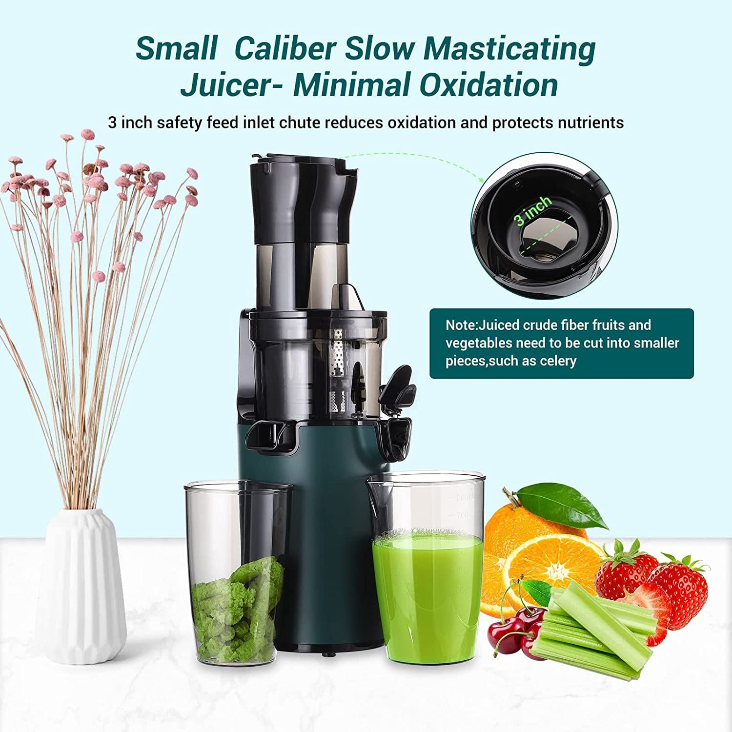 Electric outlet juice extractor