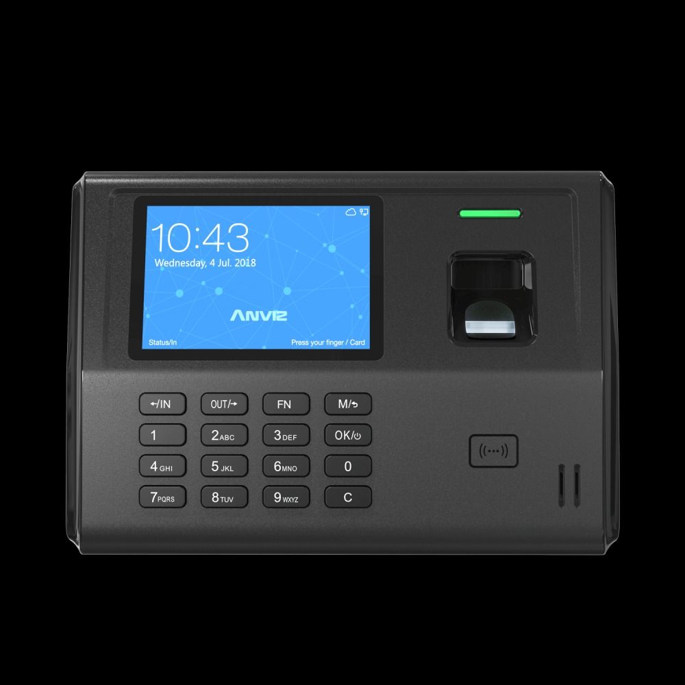 EP300 Color Screen Fingerprint & RFID Card Time & Attendance Biometric ...