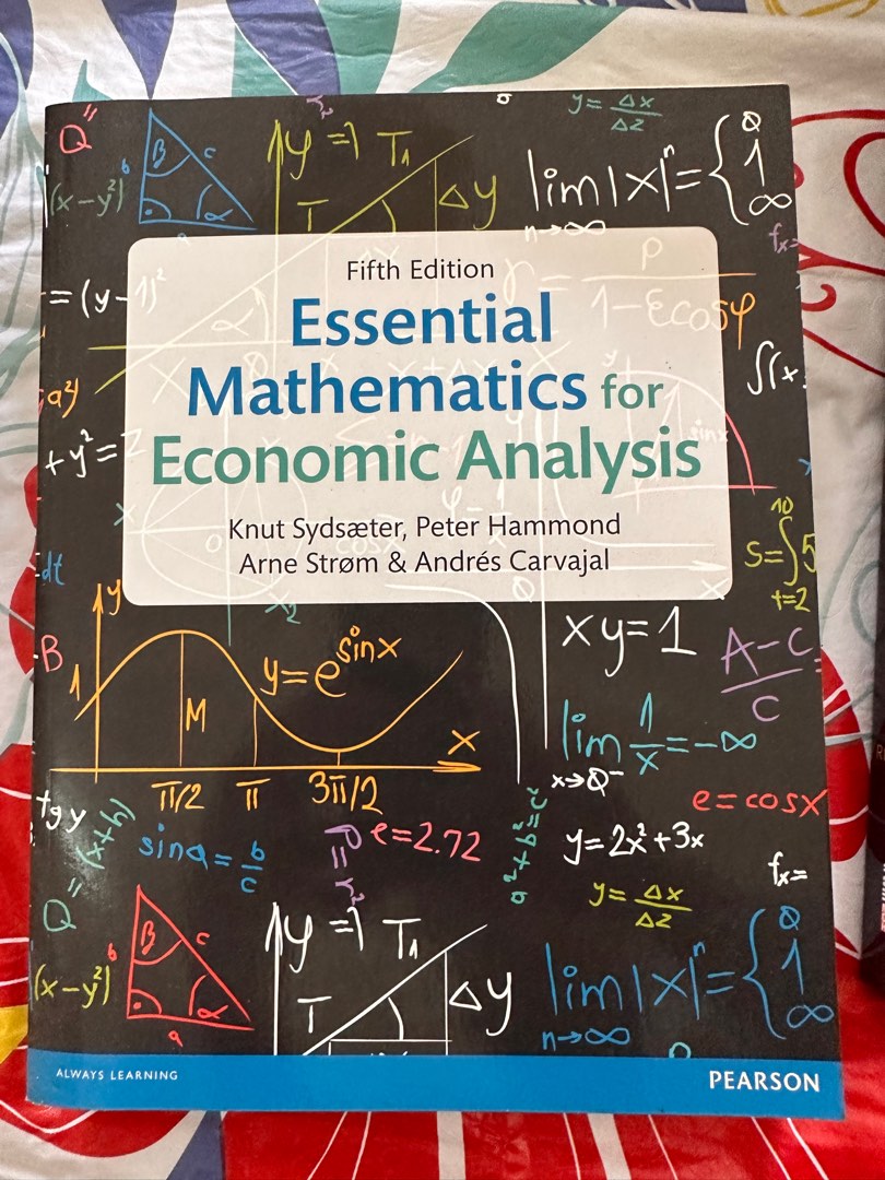 Essential mathematics for economic analysis hobbies toys books