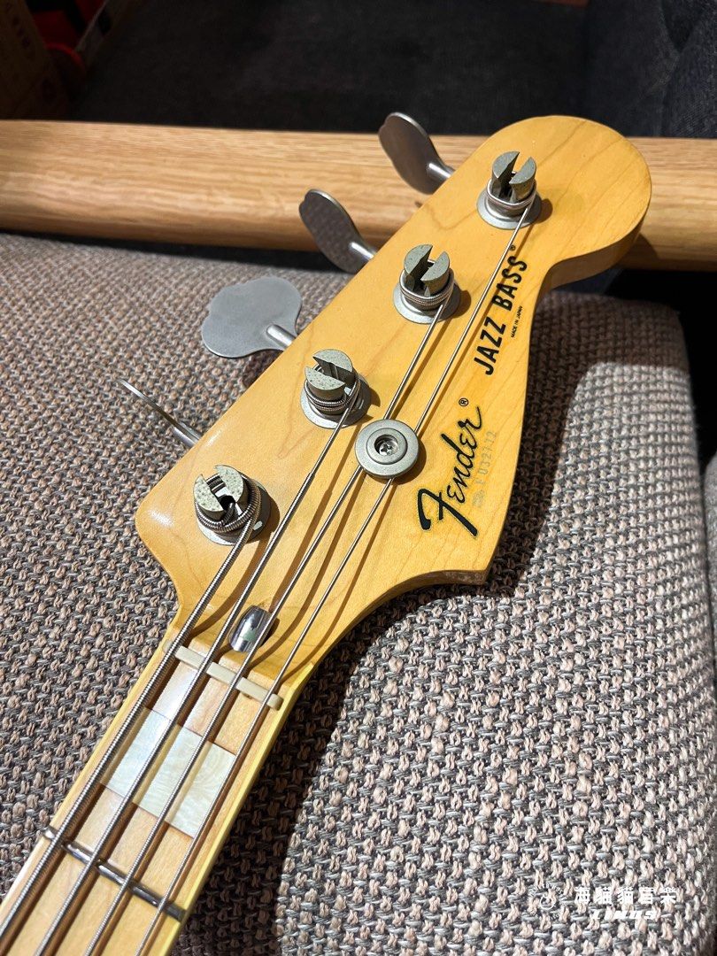 老琴》Fender Japan JB75 Jazz Bass Natural 電貝斯, 興趣及遊戲, 音樂