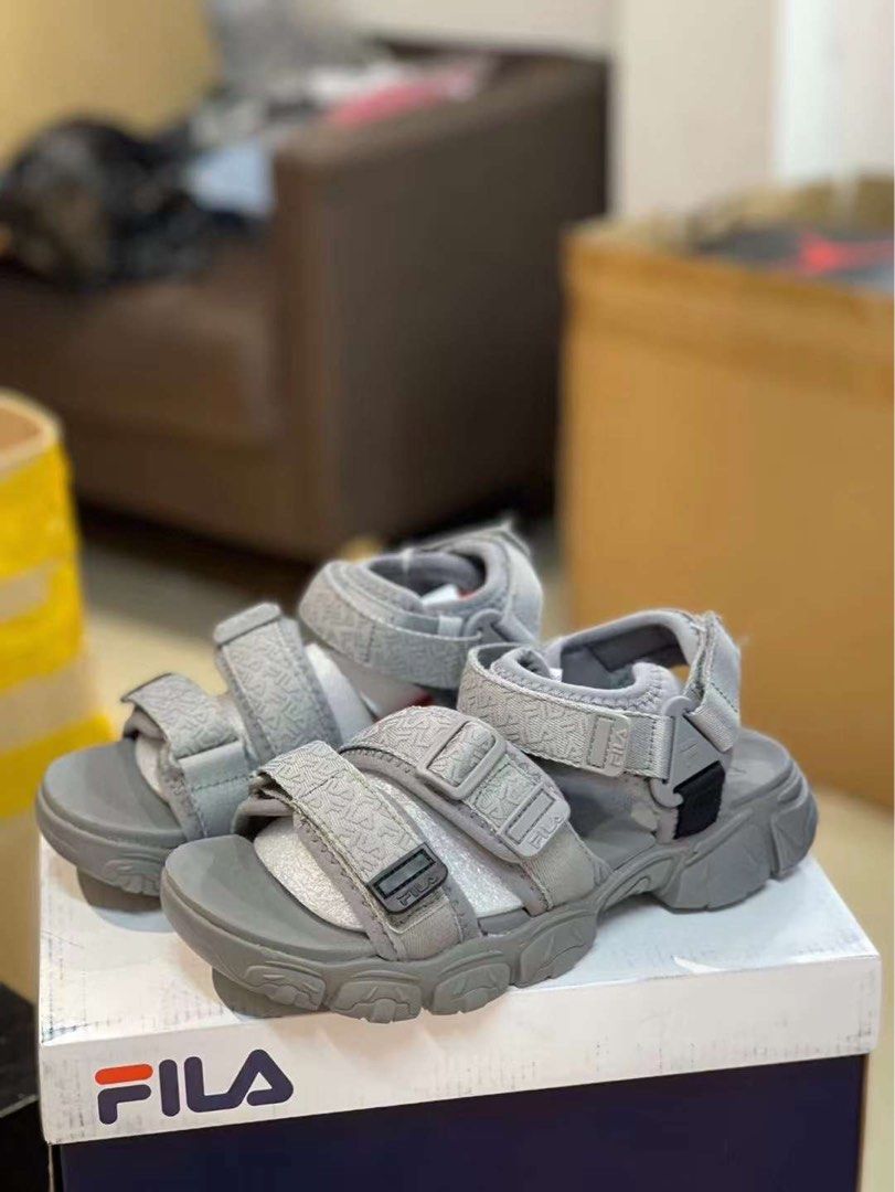 Fila sandals top mens silver