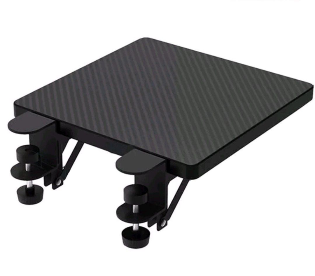 Foldable Desk/Table Extender (Category: Tables & Sets) located in Singapore. Submitted by farissyahir (Listing ID 1237274279, Image 1). Description: *BUY 2 FOR $55 ONLY. If you need extra space for your table or to rest and relax your arm from long hours of holding your mouse. You can extend or fold whenever you want to. Made with high quality wood with smooth surface and very durable. No drilling is needed. Compatible with right angle desk/table