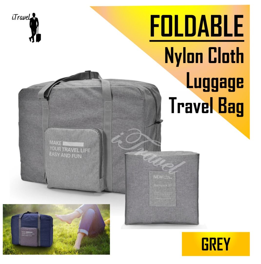 Nylon fold 2025 up travel bag