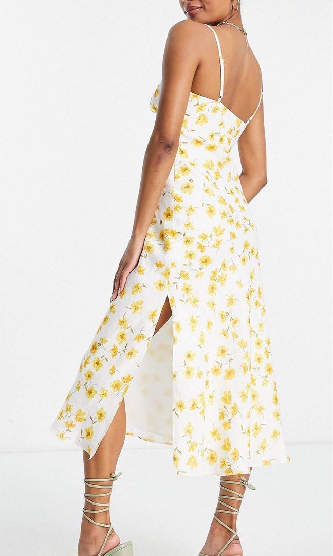 Forever new shop yellow floral dress