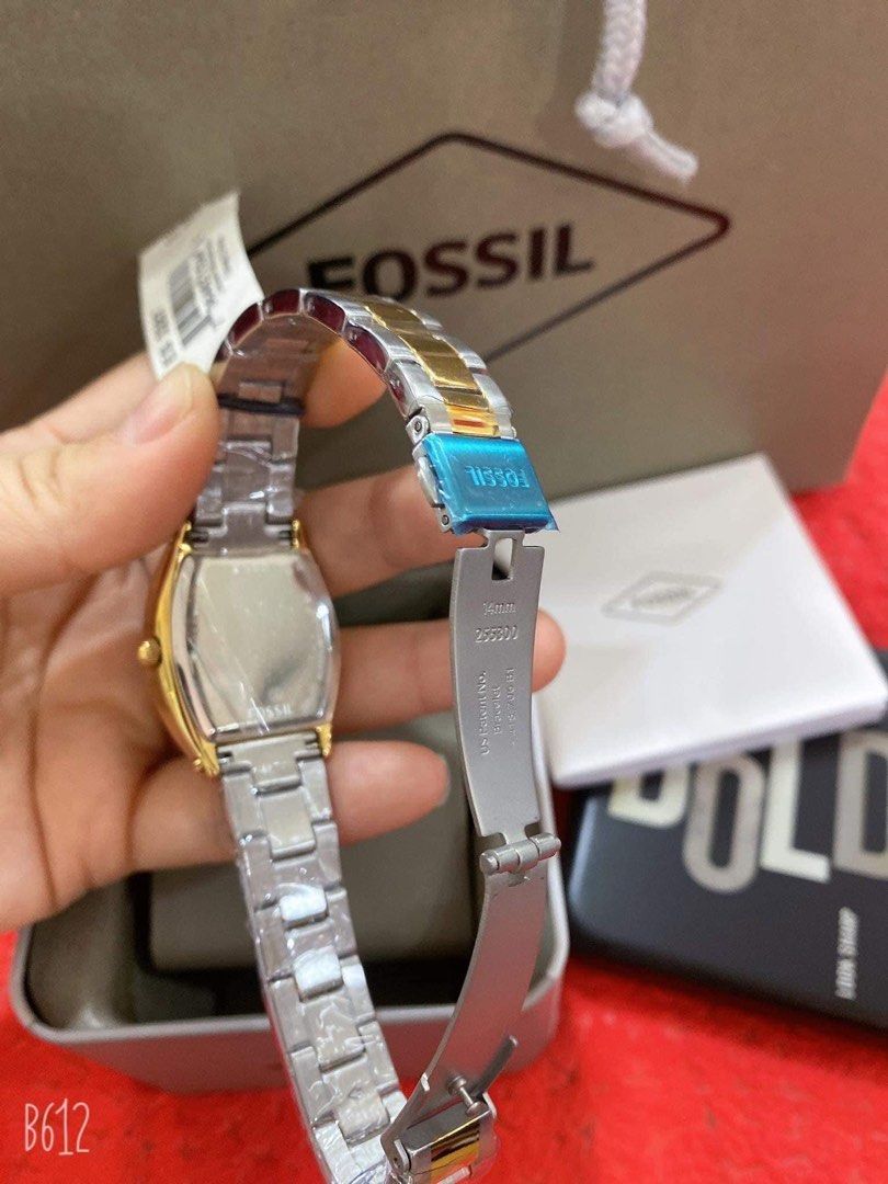 FOSSIL TWO TONE WHITE DIAL AUTHENTIC WATCH on Carousell