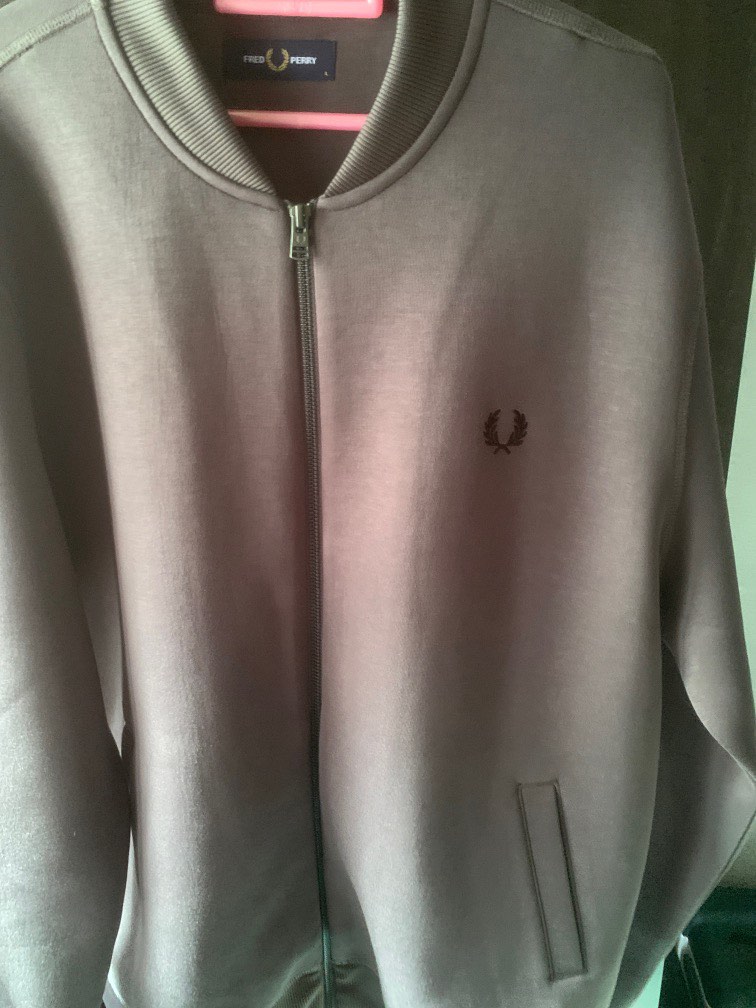 Fred perry bomber neck sweat top