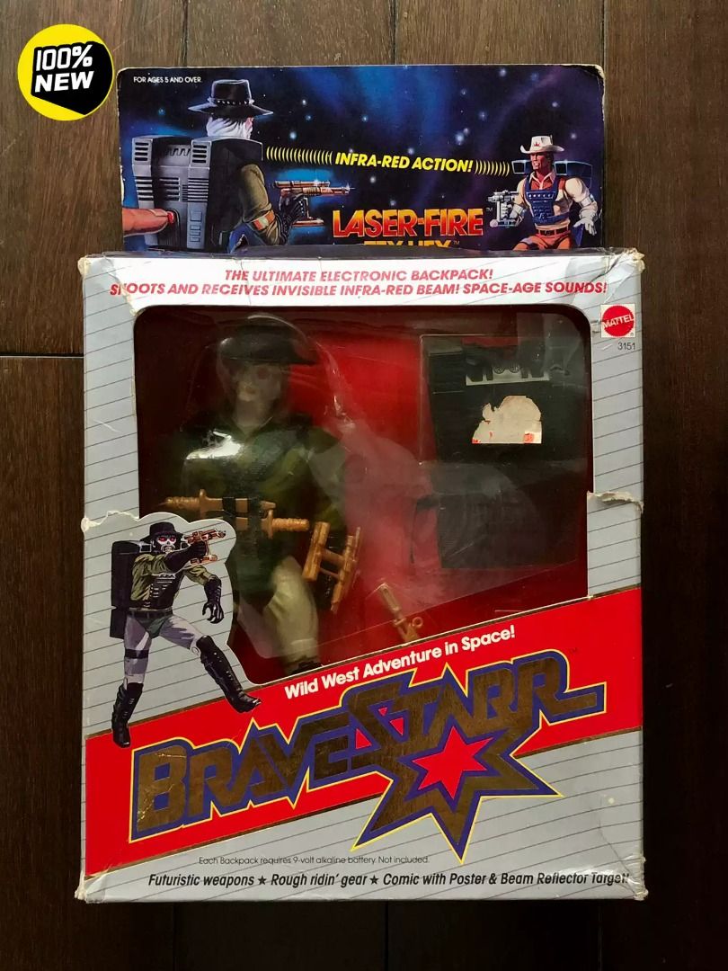 FREE Shipping. Mattel Bravestarr Bravestar Laser Fire TEX HEX Action Figure  MIB, 1986, Hobbies & Toys, Toys & Games on Carousell